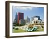 Chicago Buckingham Fountain-Patrick Warneka-Framed Premium Photographic Print
