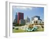 Chicago Buckingham Fountain-Patrick Warneka-Framed Premium Photographic Print