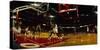 Chicago bulls player playing in a stadium, Chicago Stadium, Chicago, Cook County, Illinois, USA-null-Stretched Canvas