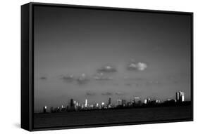 Chicago BW-John Gusky-Framed Stretched Canvas