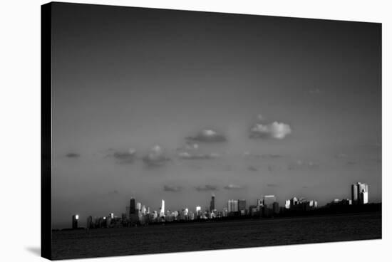 Chicago BW-John Gusky-Stretched Canvas