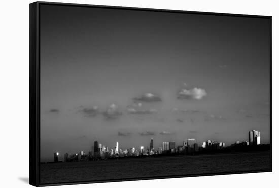 Chicago BW-John Gusky-Framed Stretched Canvas