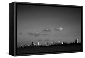 Chicago BW-John Gusky-Framed Stretched Canvas