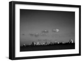 Chicago BW-John Gusky-Framed Photographic Print