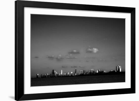 Chicago BW-John Gusky-Framed Photographic Print