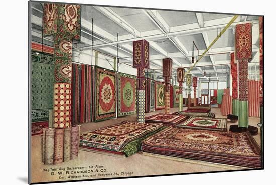 Chicago Carpet Showroom-null-Mounted Art Print