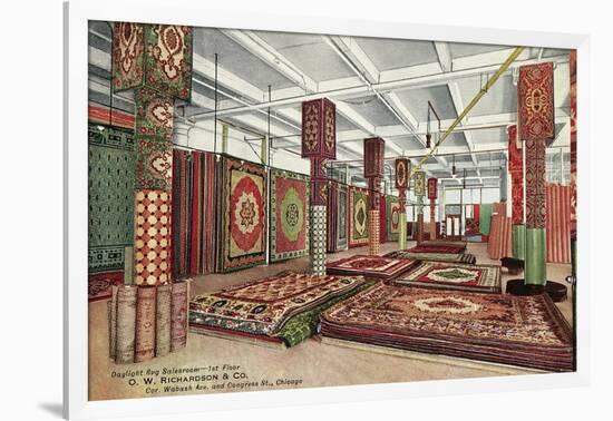 Chicago Carpet Showroom-null-Framed Art Print