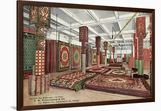 Chicago Carpet Showroom-null-Framed Art Print