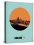 Chicago Circle Poster 1-NaxArt-Stretched Canvas