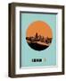 Chicago Circle Poster 1-NaxArt-Framed Art Print