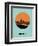 Chicago Circle Poster 1-NaxArt-Framed Art Print