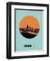 Chicago Circle Poster 1-NaxArt-Framed Art Print