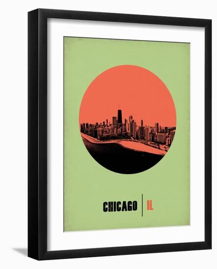 Chicago Circle Poster 2-NaxArt-Framed Art Print