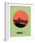 Chicago Circle Poster 2-NaxArt-Framed Art Print