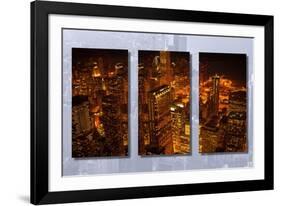 Chicago City Collage-Steve Gadomski-Framed Photographic Print