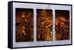 Chicago City Collage-Steve Gadomski-Framed Stretched Canvas