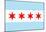 Chicago City Flag Poster Print-null-Mounted Poster