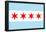 Chicago City Flag Poster Print-null-Framed Poster