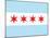 Chicago City Flag Poster Print-null-Mounted Poster