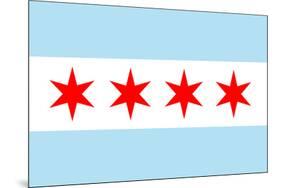 Chicago City Flag-null-Mounted Art Print