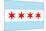 Chicago City Flag-null-Mounted Art Print