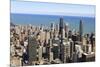 Chicago City Skyline and Lake Michigan, Chicago, Illinois, United States of America, North America-Amanda Hall-Mounted Photographic Print