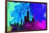 Chicago City Skyline-NaxArt-Framed Art Print