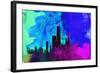 Chicago City Skyline-NaxArt-Framed Art Print