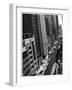 Chicago city street-Patrick  J. Warneka-Framed Photographic Print