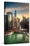 Chicago City View Afternoon-Steve Gadomski-Stretched Canvas