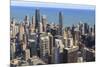 Chicago Cityscape and Lake Michigan, Hancock Center and Trump Tower, Chicago, Illinois, USA-Amanda Hall-Mounted Photographic Print