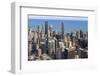 Chicago Cityscape and Lake Michigan, Hancock Center and Trump Tower, Chicago, Illinois, USA-Amanda Hall-Framed Photographic Print