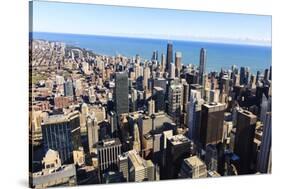 Chicago Cityscape-Fraser Hall-Stretched Canvas