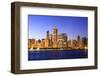 Chicago Cityscape-Fraser Hall-Framed Photographic Print