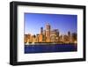 Chicago Cityscape-Fraser Hall-Framed Photographic Print