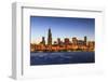 Chicago Cityscape-Fraser Hall-Framed Photographic Print