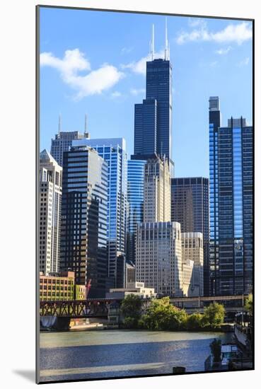 Chicago Cityscape-Fraser Hall-Mounted Photographic Print