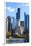 Chicago Cityscape-Fraser Hall-Framed Photographic Print