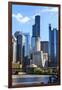 Chicago Cityscape-Fraser Hall-Framed Photographic Print