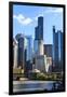 Chicago Cityscape-Fraser Hall-Framed Photographic Print