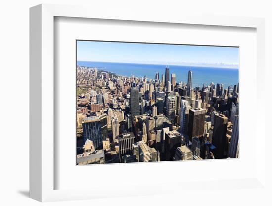 Chicago Cityscape-Fraser Hall-Framed Photographic Print