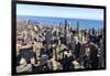 Chicago Cityscape-Fraser Hall-Framed Photographic Print