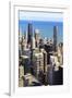 Chicago Cityscape-Fraser Hall-Framed Photographic Print