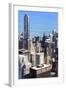 Chicago Cityscape-Fraser Hall-Framed Photographic Print