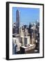 Chicago Cityscape-Fraser Hall-Framed Photographic Print