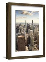 Chicago Cityscape-Fraser Hall-Framed Photographic Print