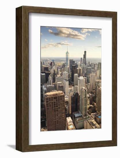 Chicago Cityscape-Fraser Hall-Framed Photographic Print