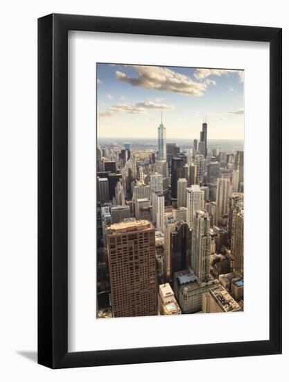 Chicago Cityscape-Fraser Hall-Framed Photographic Print