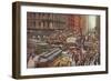 Chicago Congestion-null-Framed Art Print