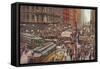 Chicago Congestion-null-Framed Stretched Canvas